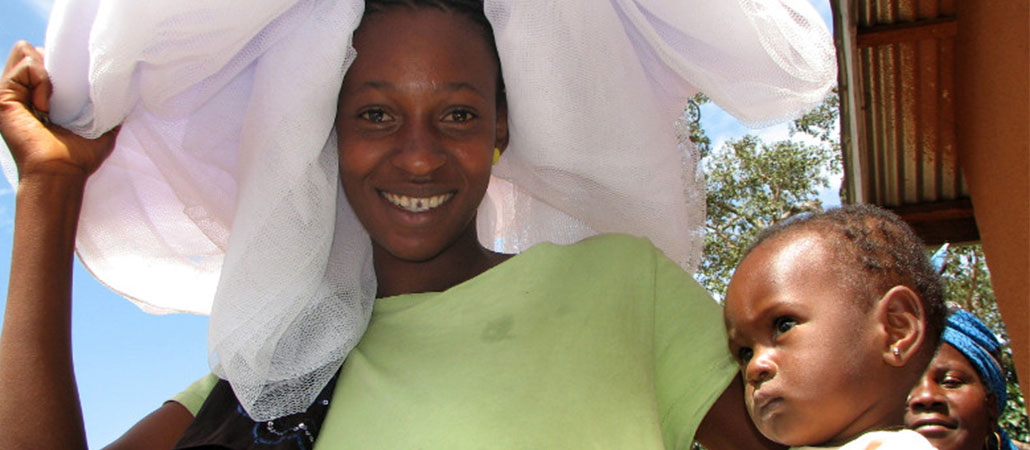Guinea CRS salud infantil mosquiteros malaria