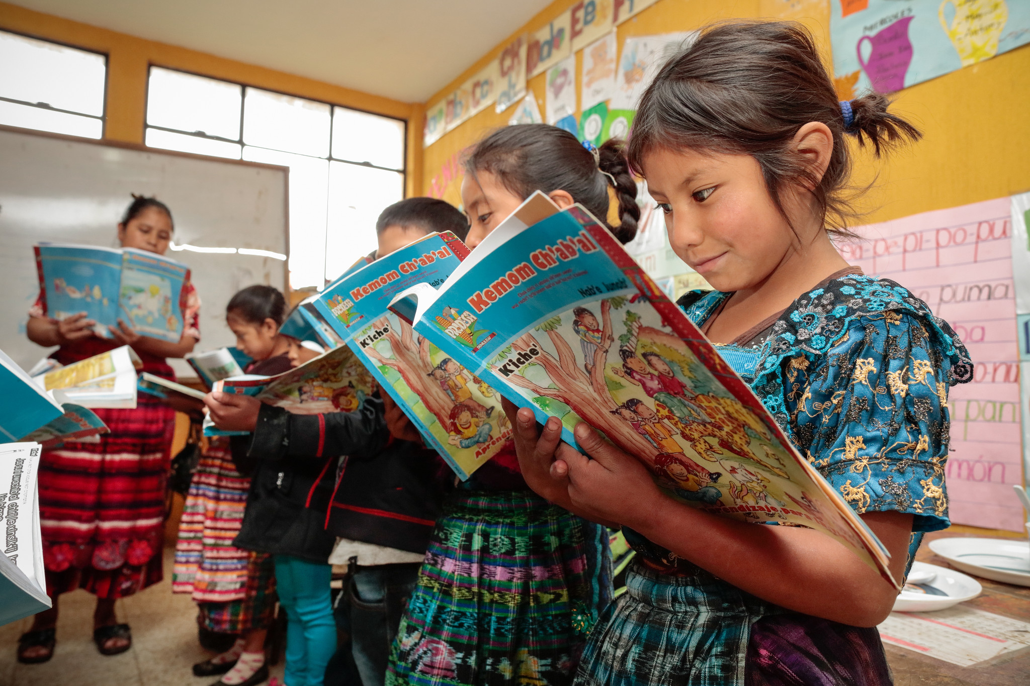 participantes del proyecto Aprendizaje para la Vida en Guatemala