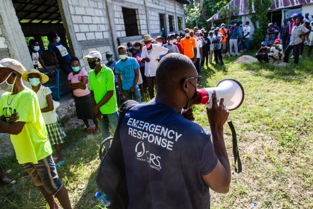 respuesta a emergencia por CRS en Haití