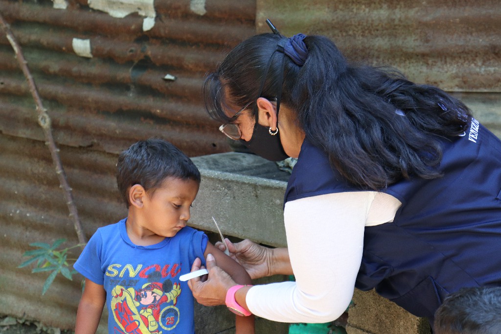 control de nutrición de los niños en Venezuela