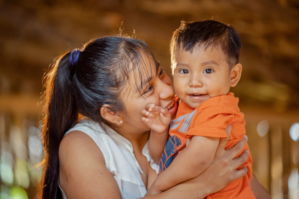 madre e hijo