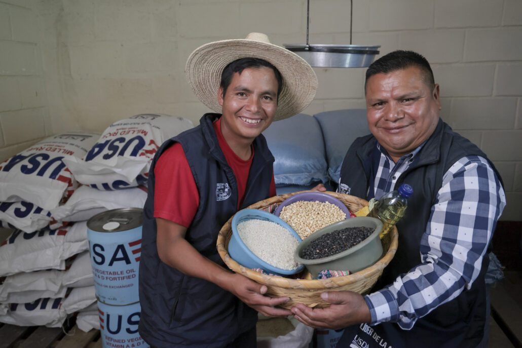 líderes de alimentación escolar del proyecto Aprendizaje para la Vida