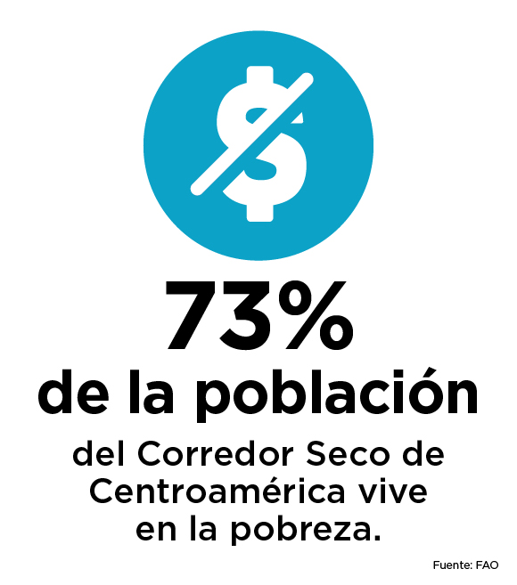 73% de la población del Corredor Seco de Centroamérica vice en la pobreza