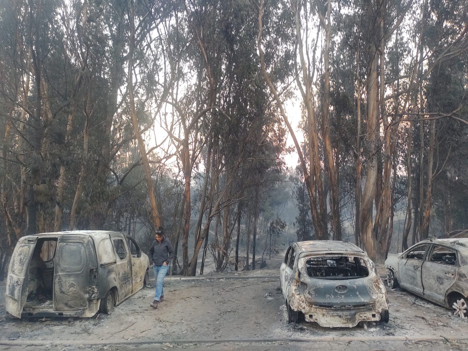 ruinas de Valparaíso, Chile, luego de los incendios forestales